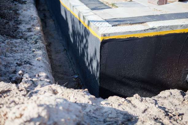 Professional Waterproofing technician working in Short Hills, NJ